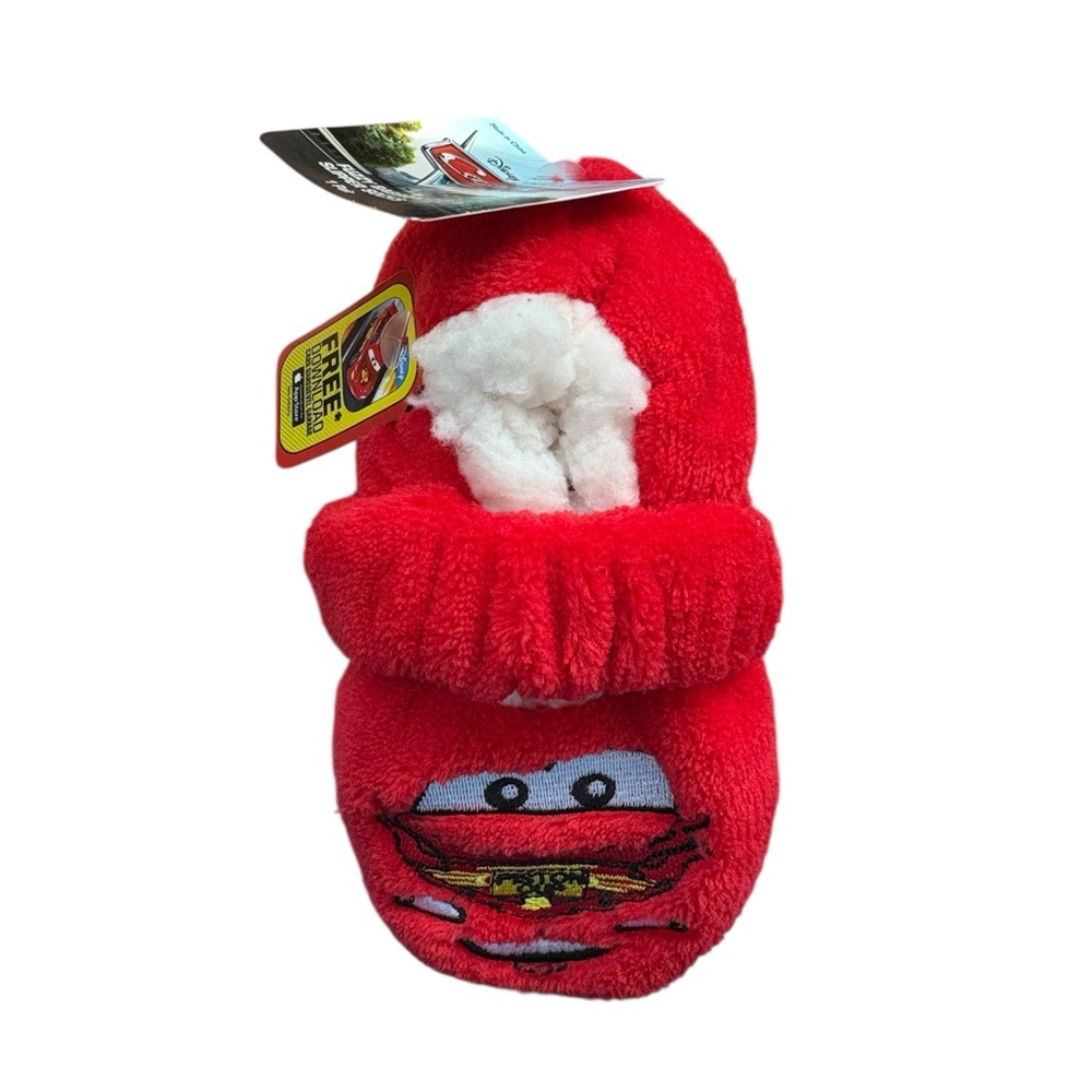 NWT Red Cars Character Slippers